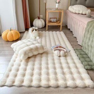 Ultra soft fluffy rug 2x6 feet